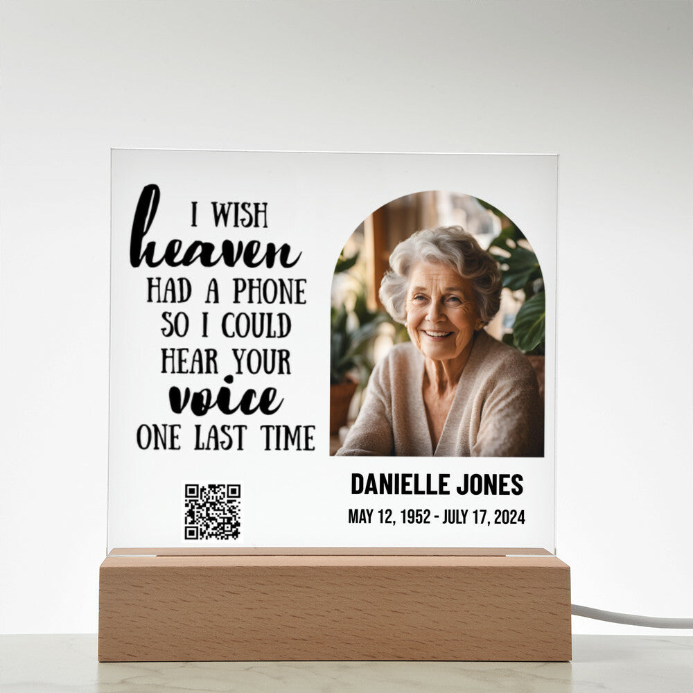 Personalized Memorial LED Light