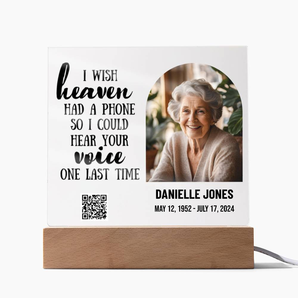 Personalized Memorial LED Light