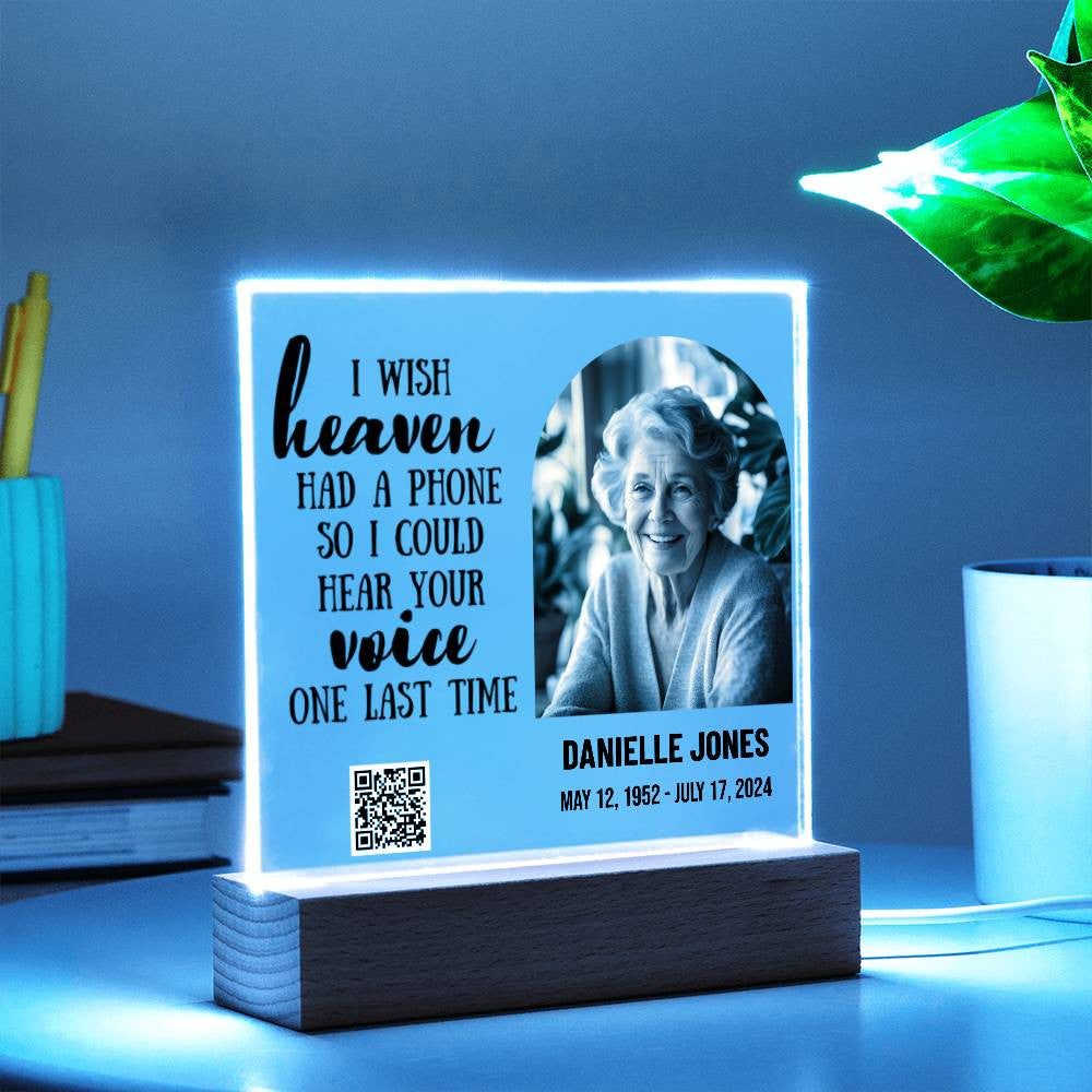 Personalized Memorial LED Light