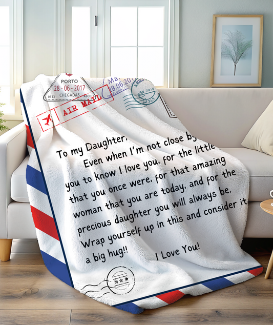 Air Mail Blanket | For Daughter |