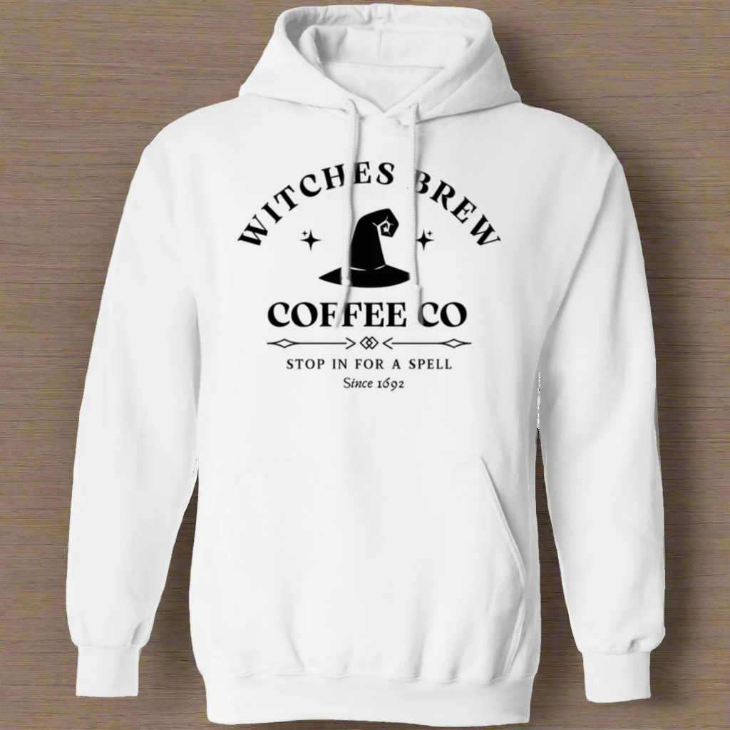 Witches Brew Coffee Co, Stop in for a Spell |  Hoodie | Halloween