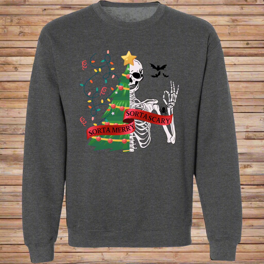 Sorta Merry | Sorta Scary | T-Shirt | Sweatshirt