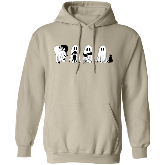 Adorable Ghost with Black Cats | Hoodie | Sweater | Halloween | Purrfect