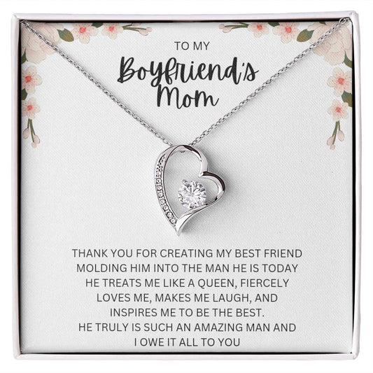 To My Boyfriend's Mom | Necklace: Forever Love | Perfect Gift