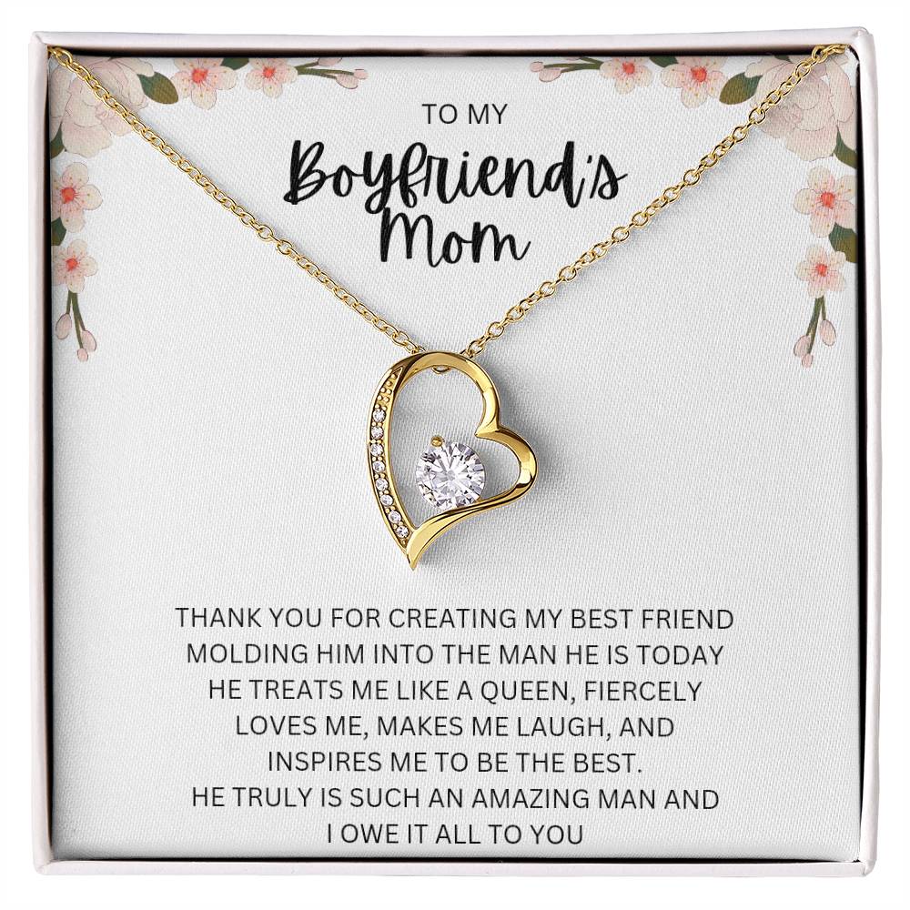 To My Boyfriend's Mom | Necklace: Forever Love | Perfect Gift