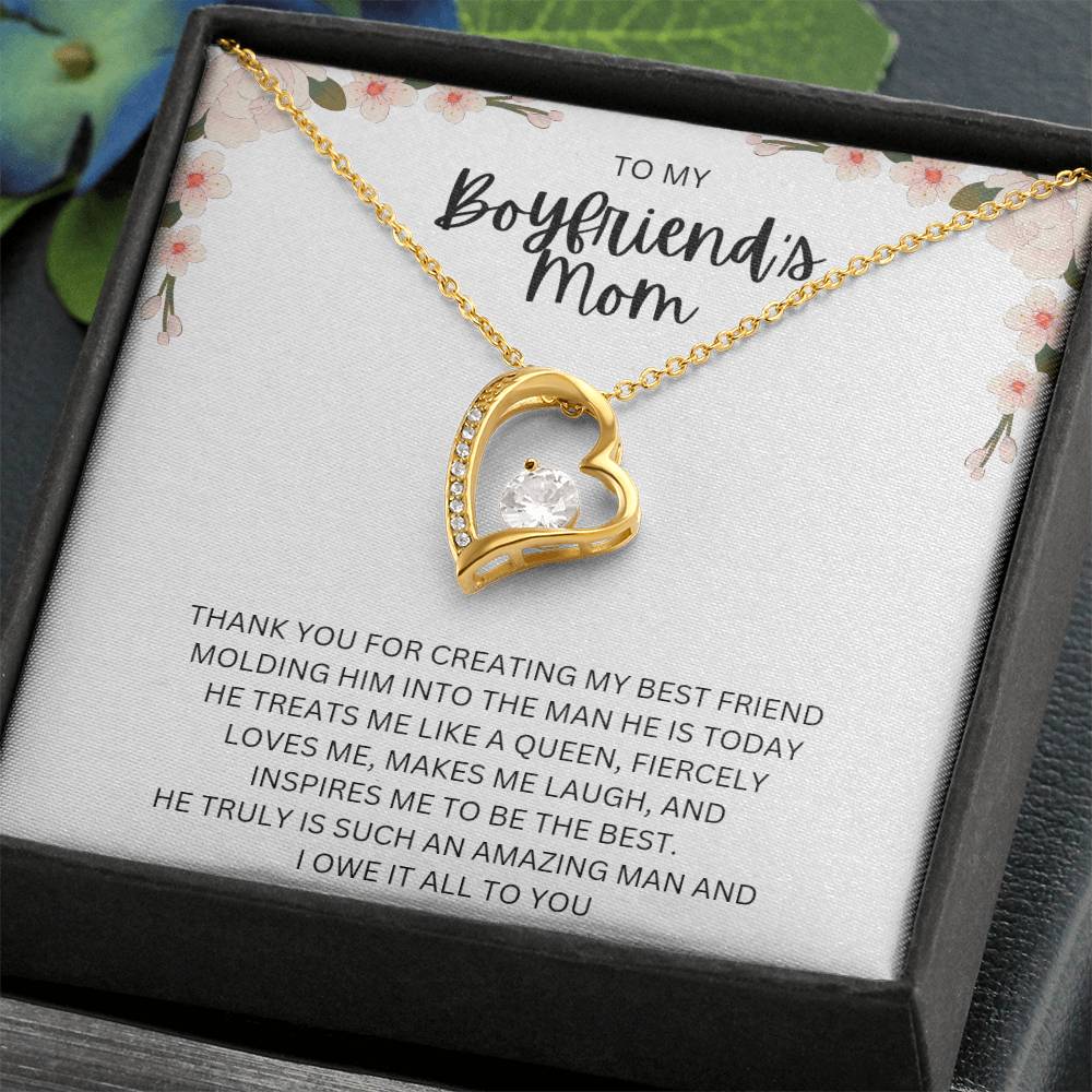 To My Boyfriend's Mom | Necklace: Forever Love | Perfect Gift